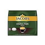 Jacobs Kaffeepads Crema Kräftig, 16 Senseo kompatible Pads für 16 Getränke