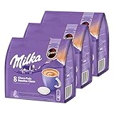 Senseo Milka Choco Pads 3er Set, Schokoladengetränk, 3 x 8 Pads / Portionen