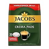 Jacobs Kaffeepads Crema Classic, 180 Senseo kompatible Pads im Vorteilspack, 5er Pack, 5 x 36 Getränke